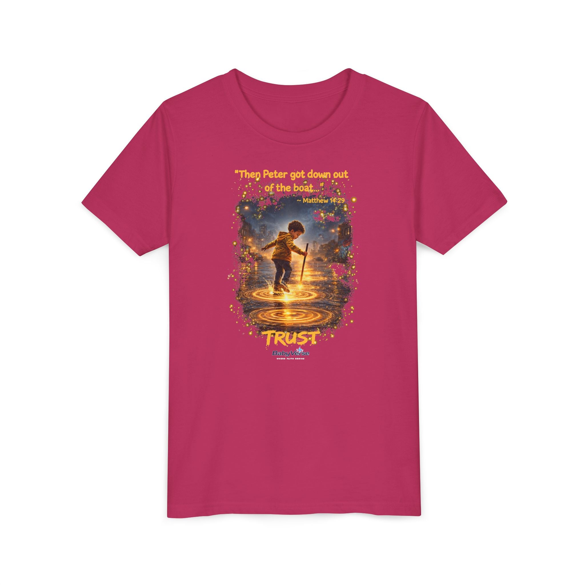 Youth Tee — 'Trust' Inspirational Christian Tee